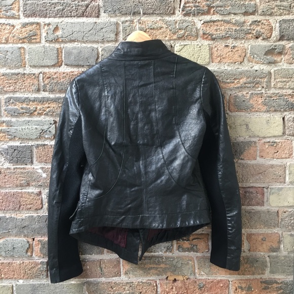 Danier Black Leather Jacket - Picture 2 of 2